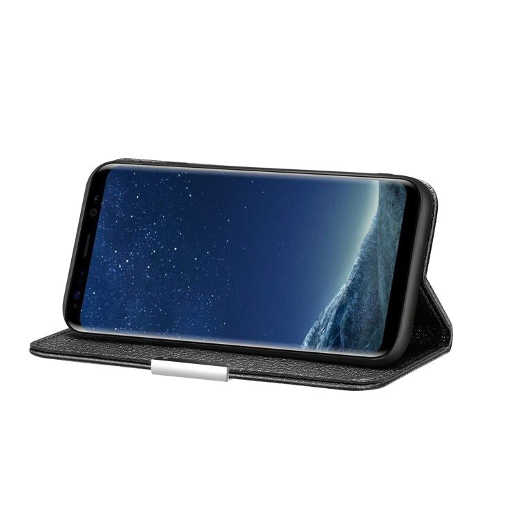 For Galaxy S8 Plus Litchi Texture Horizontal Flip Leather Case with Holder & Card Slots