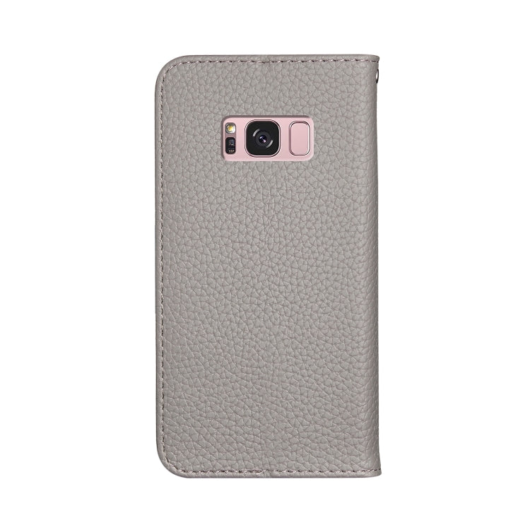 For Galaxy S8 Plus Litchi Texture Horizontal Flip Leather Case with Holder & Card Slots