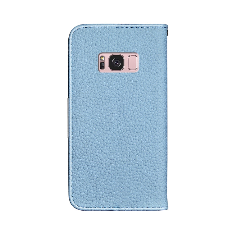 For Galaxy S8 Plus Litchi Texture Horizontal Flip Leather Case with Holder & Card Slots