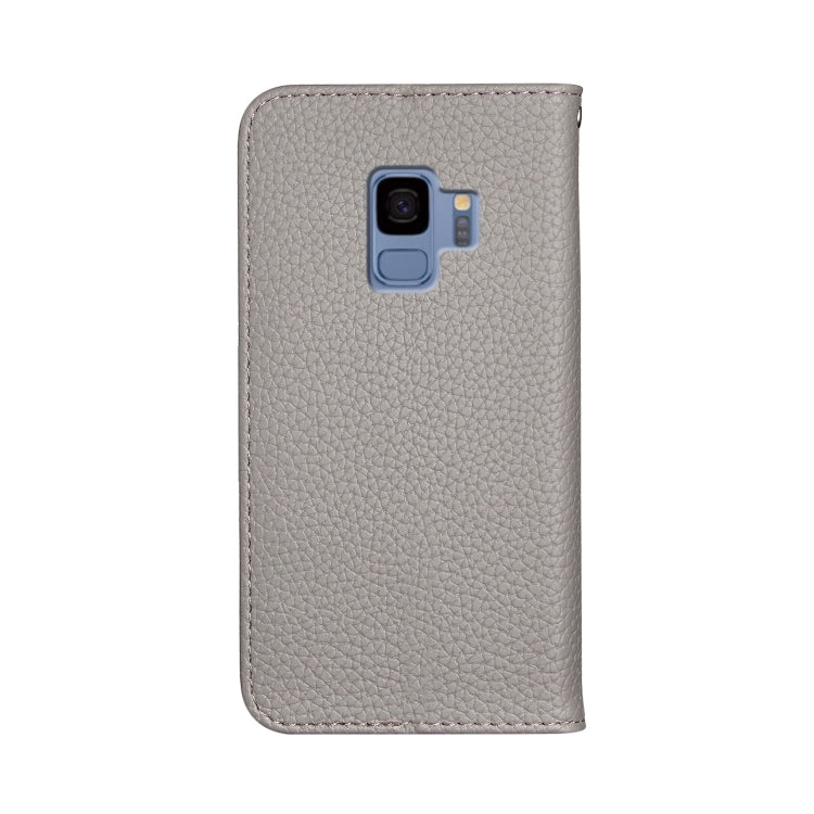 For Galaxy S9 Litchi Texture Horizontal Flip Leather Case with Holder & Card Slots