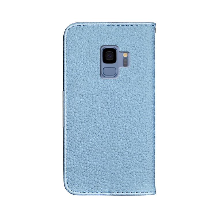 For Galaxy S9 Litchi Texture Horizontal Flip Leather Case with Holder & Card Slots