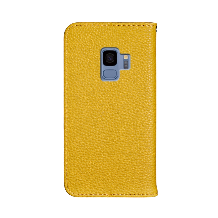 For Galaxy S9 Litchi Texture Horizontal Flip Leather Case with Holder & Card Slots