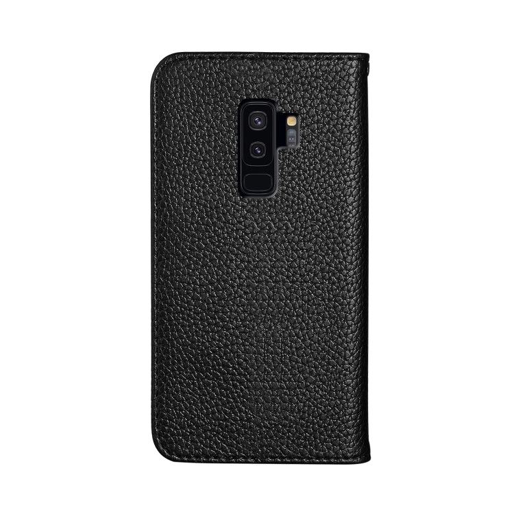 For Galaxy S9 Plus Litchi Texture Horizontal Flip Leather Case with Holder & Card Slots
