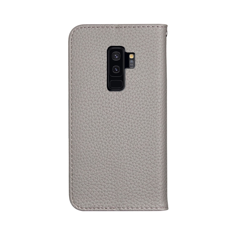 For Galaxy S9 Plus Litchi Texture Horizontal Flip Leather Case with Holder & Card Slots