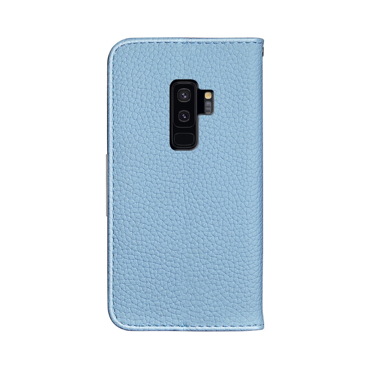 For Galaxy S9 Plus Litchi Texture Horizontal Flip Leather Case with Holder & Card Slots