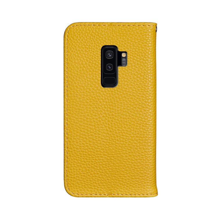 For Galaxy S9 Plus Litchi Texture Horizontal Flip Leather Case with Holder & Card Slots
