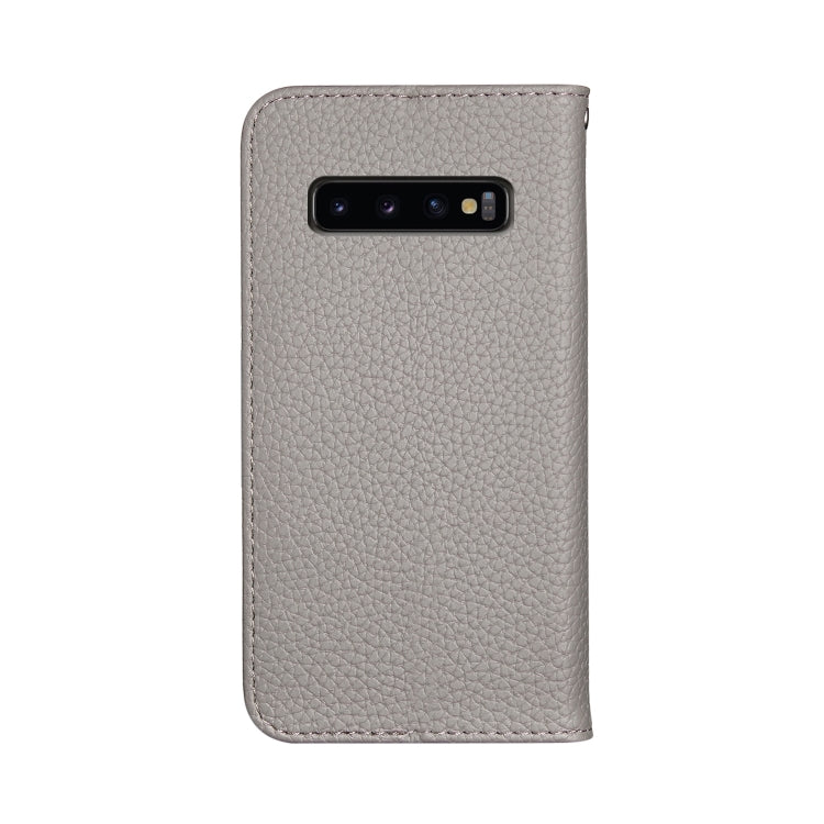 For Galaxy S10e Litchi Texture Horizontal Flip Leather Case with Holder & Card Slots