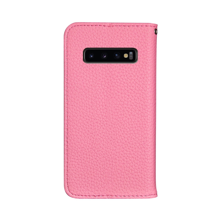 For Galaxy S10e Litchi Texture Horizontal Flip Leather Case with Holder & Card Slots