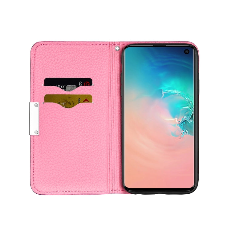 For Galaxy S10e Litchi Texture Horizontal Flip Leather Case with Holder & Card Slots