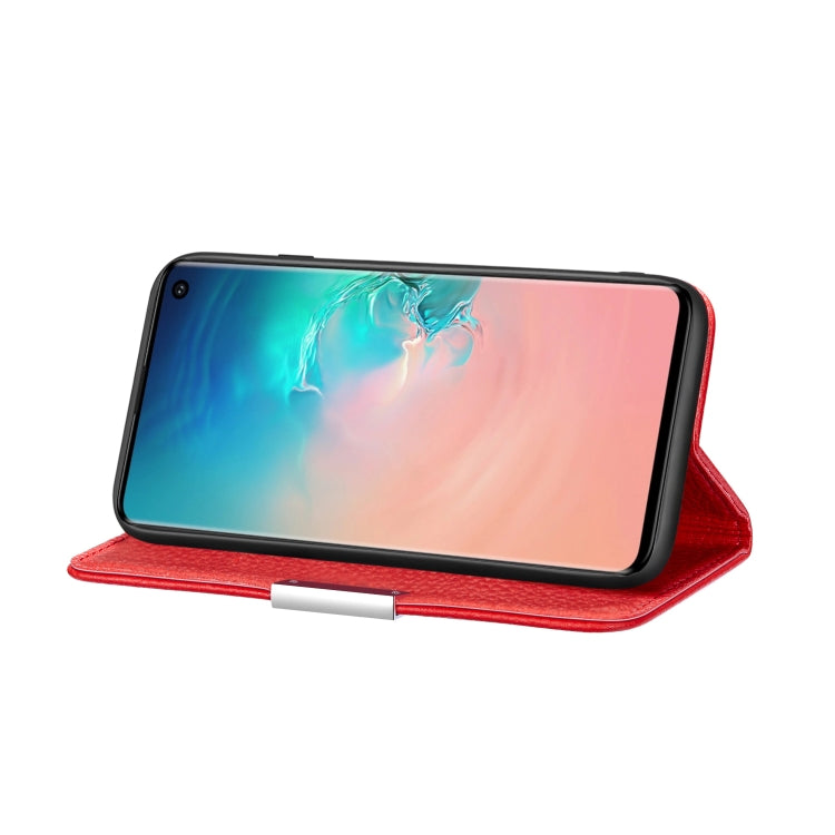 For Galaxy S10e Litchi Texture Horizontal Flip Leather Case with Holder & Card Slots