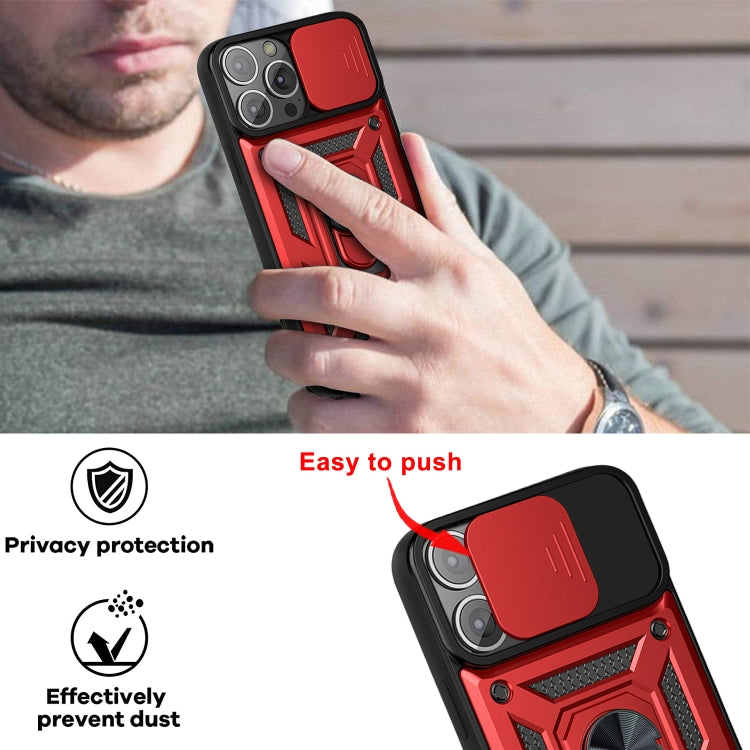 For iPhone 13 mini Sliding Camera Cover Design TPU+PC Protective Case