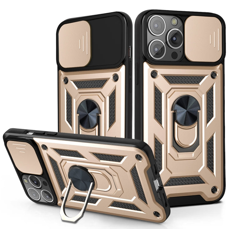 For iPhone 13 Pro Sliding Camera Cover Design TPU+PC Protective Case