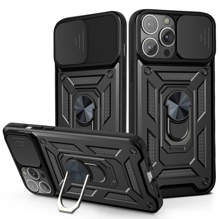 For iPhone 13 Pro Max Sliding Camera Cover Design TPU+PC Protective Case
