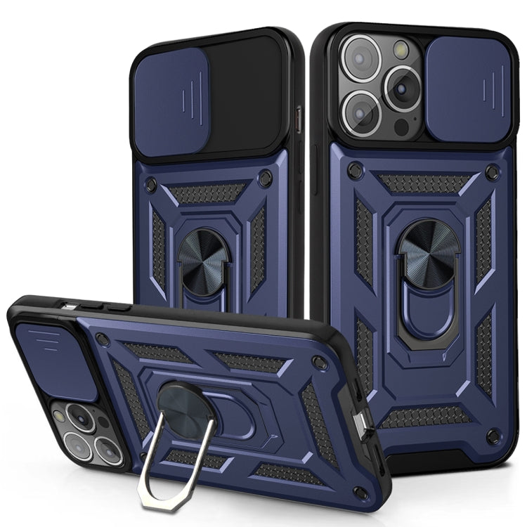 For iPhone 13 Pro Max Sliding Camera Cover Design TPU+PC Protective Case