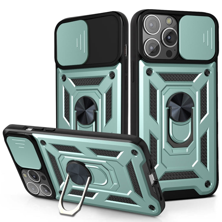 For iPhone 13 Pro Max Sliding Camera Cover Design TPU+PC Protective Case