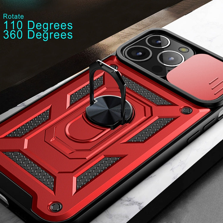 For iPhone 13 Pro Max Sliding Camera Cover Design TPU+PC Protective Case
