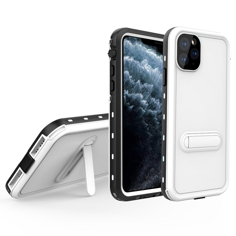 For iPhone 11 Pro RedPepper Shockproof Waterproof Solid Color PC + TPU Protective Case with Holder