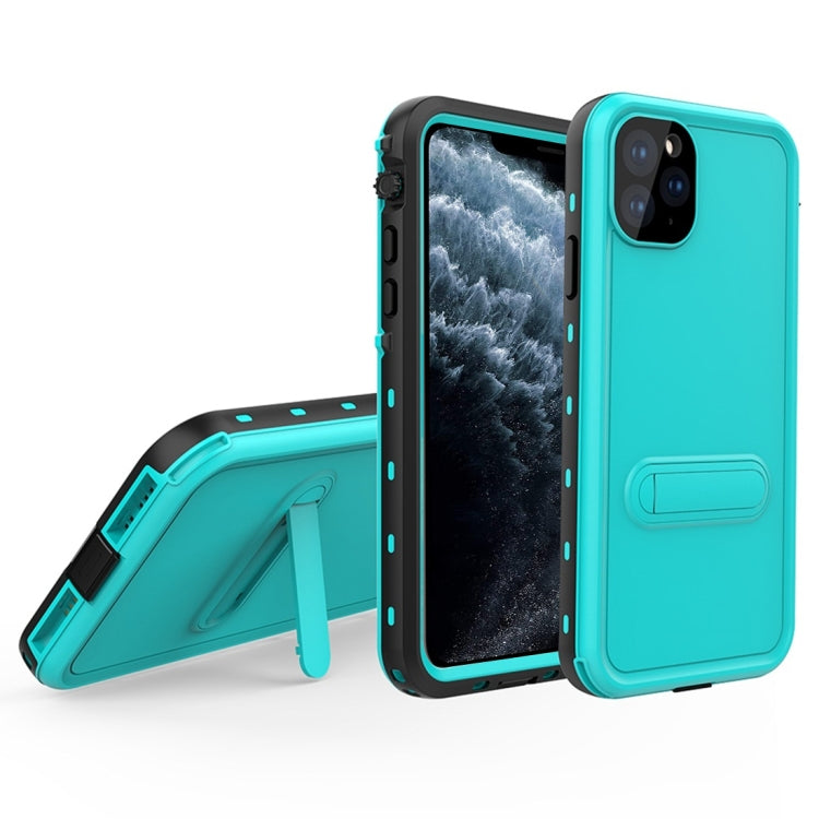 For iPhone 11 Pro RedPepper Shockproof Waterproof Solid Color PC + TPU Protective Case with Holder