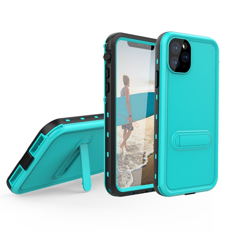 For iPhone 11 Pro RedPepper Shockproof Waterproof Solid Color PC + TPU Protective Case with Holder