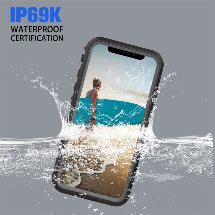 For iPhone 11 Pro RedPepper Shockproof Waterproof Solid Color PC + TPU Protective Case with Holder