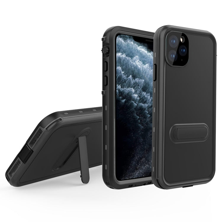 For iPhone 11 Pro RedPepper Shockproof Waterproof Solid Color PC + TPU Protective Case with Holder