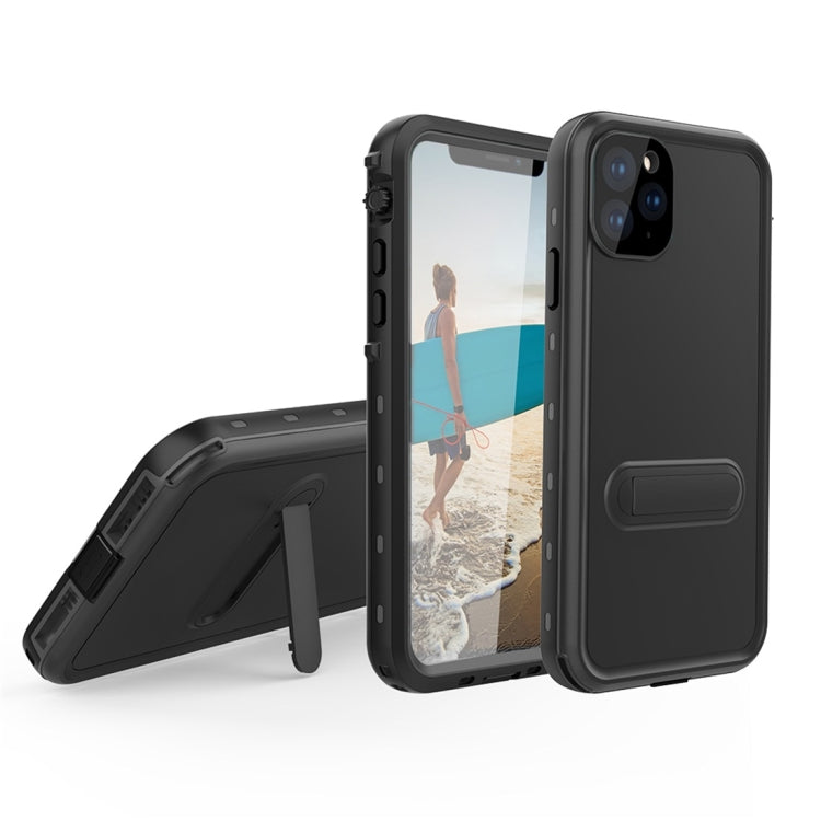 For iPhone 11 Pro RedPepper Shockproof Waterproof Solid Color PC + TPU Protective Case with Holder