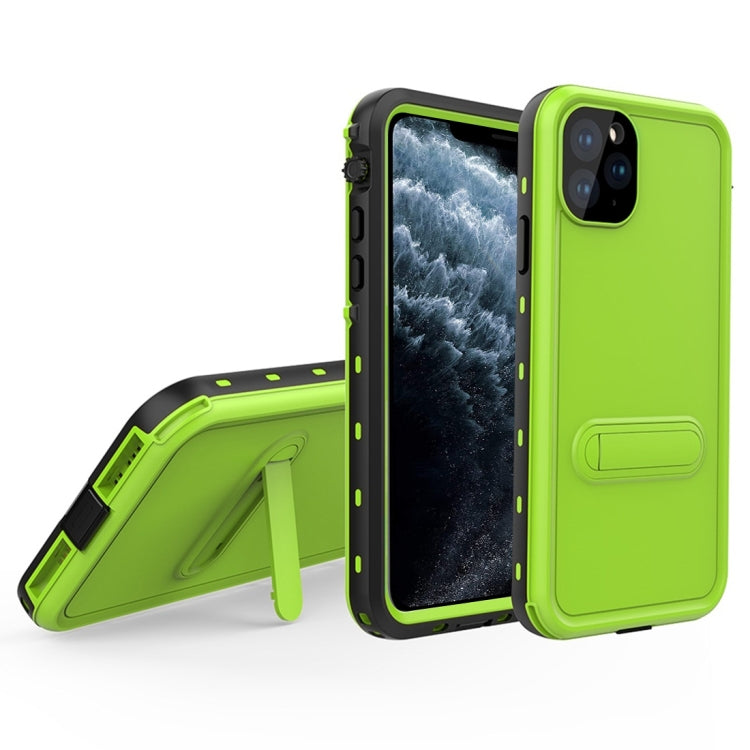 For iPhone 11 Pro RedPepper Shockproof Waterproof Solid Color PC + TPU Protective Case with Holder