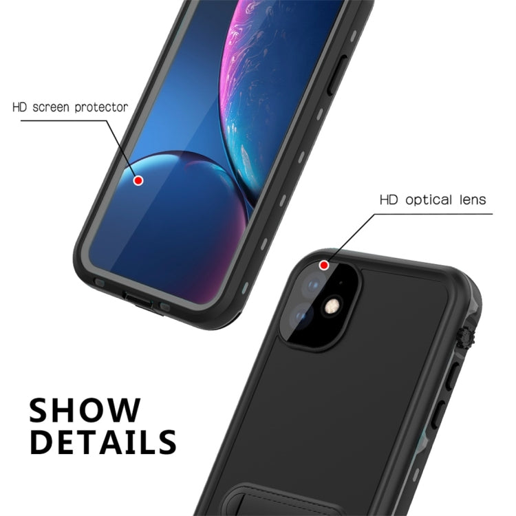 For iPhone 11 RedPepper Shockproof Waterproof Solid Color PC + TPU Protective Case with Holder