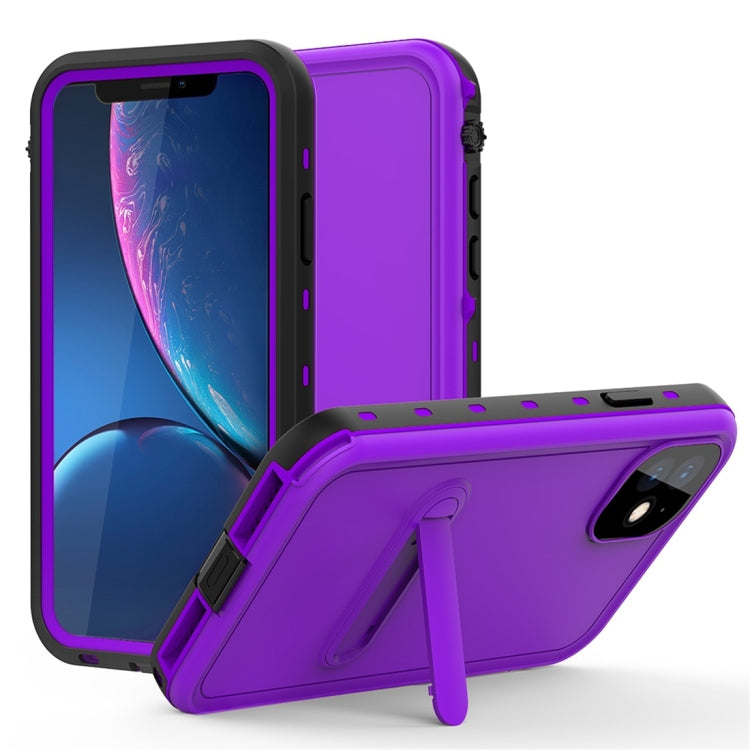 For iPhone 11 RedPepper Shockproof Waterproof Solid Color PC + TPU Protective Case with Holder