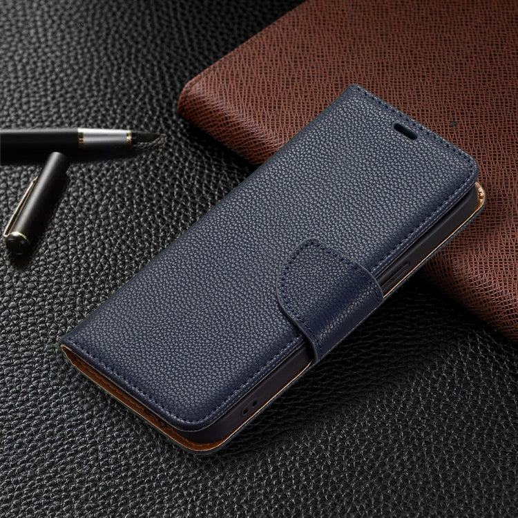 For iPhone 13 Pro Litchi Texture Pure Color Horizontal Flip Leather Case with Holder & Card Slots & Wallet & Lanyard