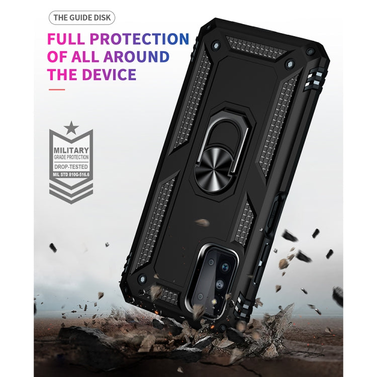 For Samsung Galaxy F52 5G Shockproof TPU + PC Protective Case with 360 Degree Rotating Holder