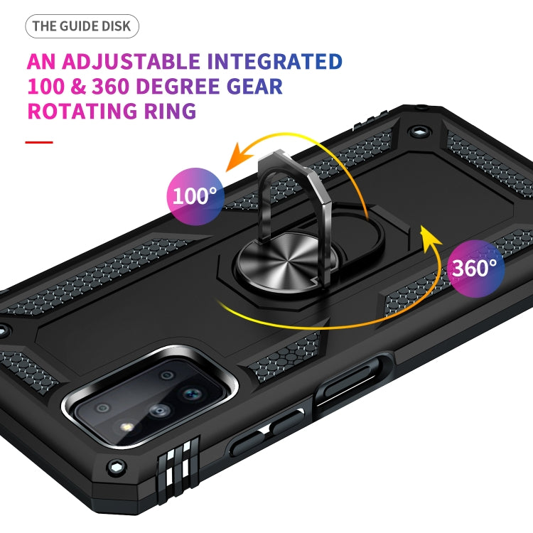 For Samsung Galaxy F52 5G Shockproof TPU + PC Protective Case with 360 Degree Rotating Holder