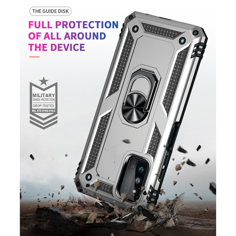For Samsung Galaxy F52 5G Shockproof TPU + PC Protective Case with 360 Degree Rotating Holder