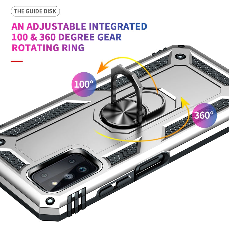 For Samsung Galaxy F52 5G Shockproof TPU + PC Protective Case with 360 Degree Rotating Holder
