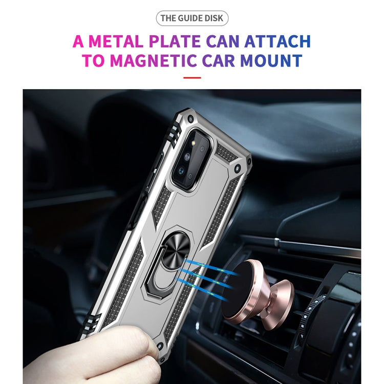 For Samsung Galaxy F52 5G Shockproof TPU + PC Protective Case with 360 Degree Rotating Holder