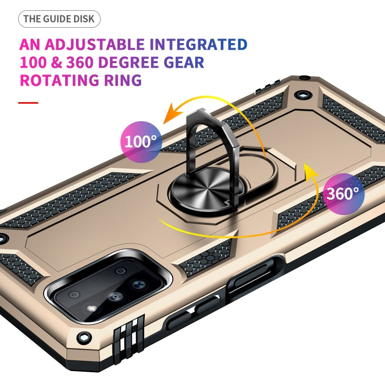 For Samsung Galaxy F52 5G Shockproof TPU + PC Protective Case with 360 Degree Rotating Holder