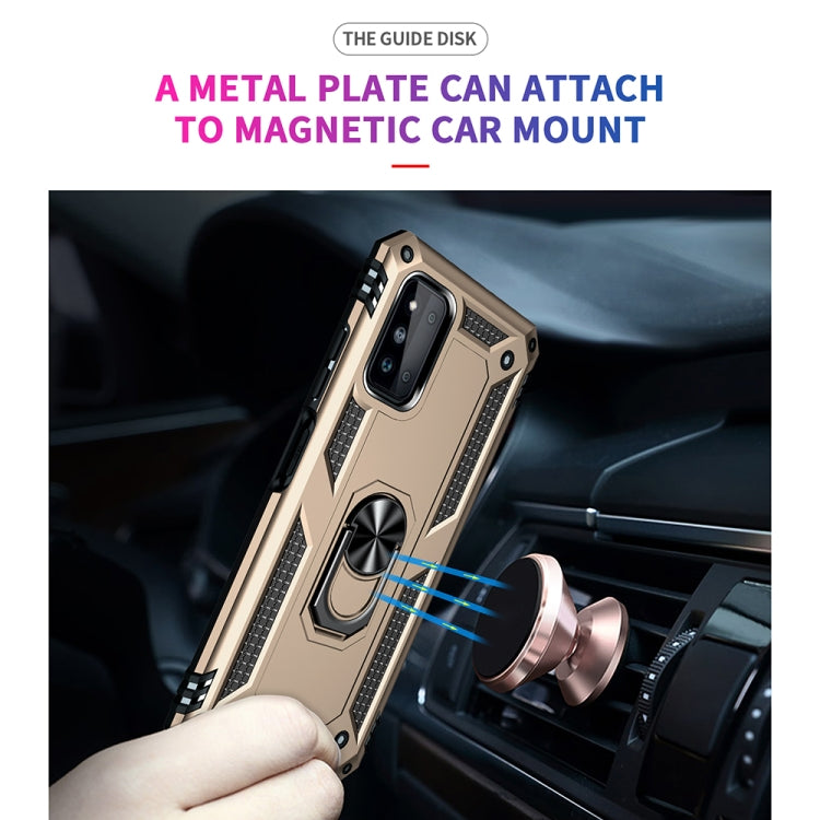 For Samsung Galaxy F52 5G Shockproof TPU + PC Protective Case with 360 Degree Rotating Holder