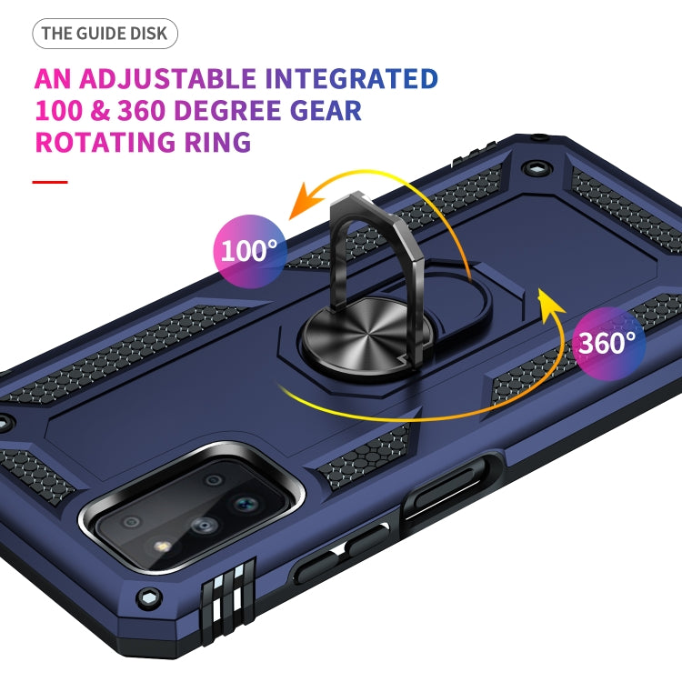 For Samsung Galaxy F52 5G Shockproof TPU + PC Protective Case with 360 Degree Rotating Holder