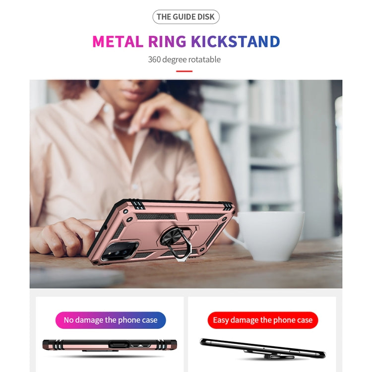 For Samsung Galaxy F52 5G Shockproof TPU + PC Protective Case with 360 Degree Rotating Holder