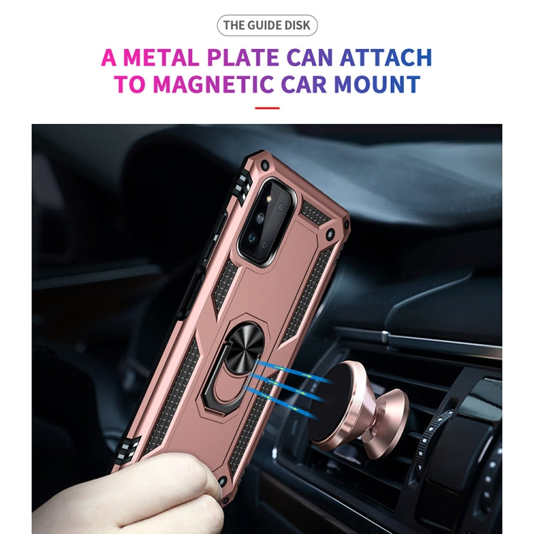For Samsung Galaxy F52 5G Shockproof TPU + PC Protective Case with 360 Degree Rotating Holder