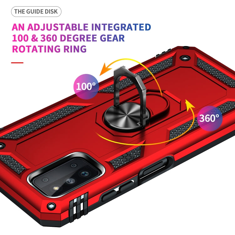 For Samsung Galaxy F52 5G Shockproof TPU + PC Protective Case with 360 Degree Rotating Holder