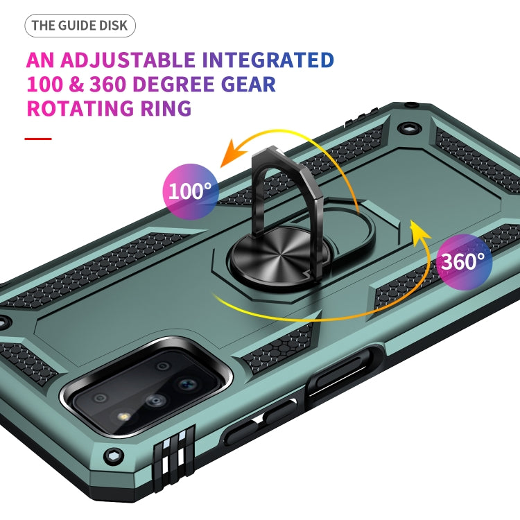 For Samsung Galaxy F52 5G Shockproof TPU + PC Protective Case with 360 Degree Rotating Holder