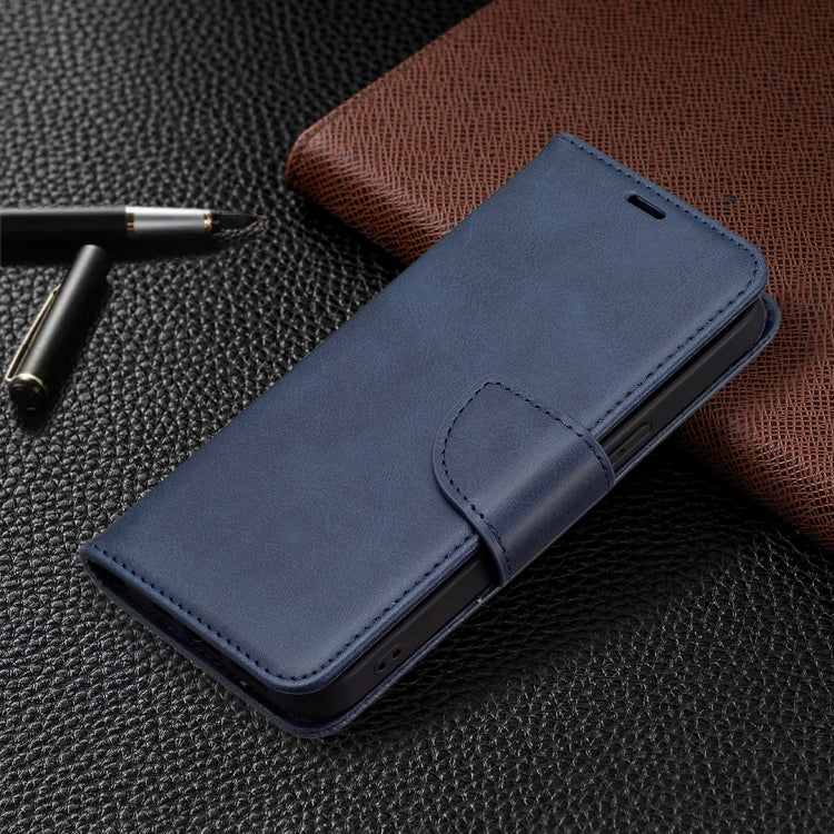 For iPhone 13 Pro Retro Lambskin Texture Pure Color Horizontal Flip PU Leather Case, with Holder & Card Slots & Wallet & Lanyard