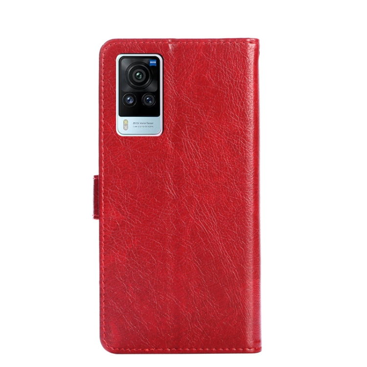 For vivo X60 Pro Zipper Bag PU + TPU Horizontal Flip Leather Case with Holder & Card Slot & Wallet & Lanyard