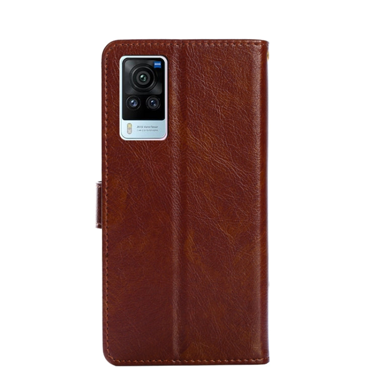 For vivo X60 Pro Zipper Bag PU + TPU Horizontal Flip Leather Case with Holder & Card Slot & Wallet & Lanyard