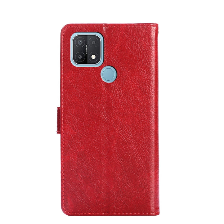 For OPPO A15 Zipper Bag PU + TPU Horizontal Flip Leather Case with Holder & Card Slot & Wallet & Lanyard