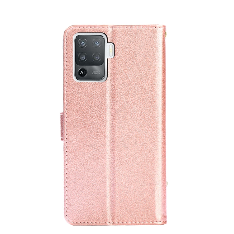 For OPPO A94 / F19 Pro Zipper Bag PU + TPU Horizontal Flip Leather Case with Holder & Card Slot & Wallet & Lanyard