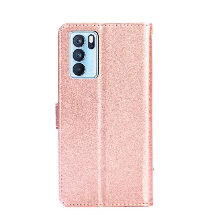For OPPO Reno6 Pro 5G Zipper Bag PU + TPU Horizontal Flip Leather Case with Holder & Card Slot & Wallet & Lanyard