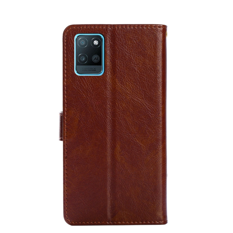 For Realme V11 5G Zipper Bag PU + TPU Horizontal Flip Leather Case with Holder & Card Slot & Wallet & Lanyard