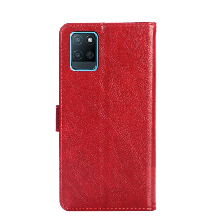 For Realme V11 5G Zipper Bag PU + TPU Horizontal Flip Leather Case with Holder & Card Slot & Wallet & Lanyard